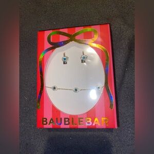 BNIB BaubleBar Good Vibes Earrings and Bracelet Set $44